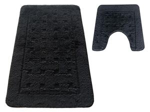 Sada koupelnových koberečků Montana CLT-12 černá