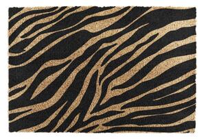 Rohožka z přírodního kokosového vlákna Artsy Doormats Zebra, 40 x 60 cm