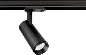 IMPR 707166 Deko-Light 1-fázový kolejnicový systém bodové svítidlo, Lucea, Tilt, 6 W, DIM, 2700 K, 220-240V tmavě černá RAL 9005 - LIGHT IMPRESSIONS