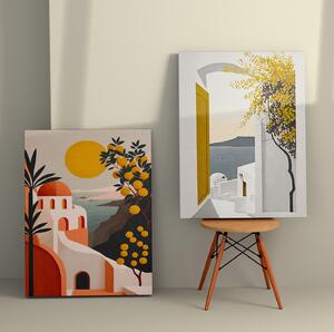 ASIR Set obrazů na plátně 2 ks ( 50 x 70 cm) Řecko
