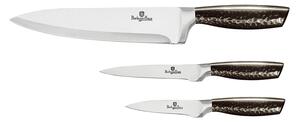 BERLINGERHAUS Sada nožů nerez 3 ks Carbon PRO Line BlackSmith