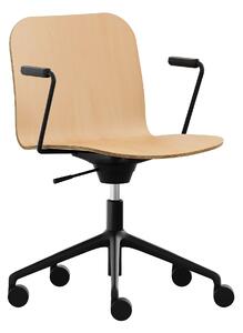 RIM - Konferenční židle LAMBDA WOOD LA 4011.151 s područkami