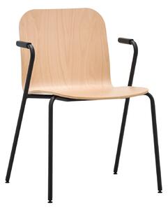 RIM - Židle LAMBDA WOOD LA 4011.091 s područkami