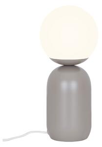 Stolní lampa Nordlux Notti - (hnědá) kov, sklo, ø 15 cm
