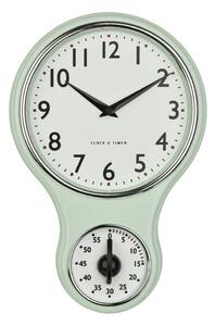 TFA 60.3073.20 - kuchyňské nástěnné hodiny s minutkou RETRO