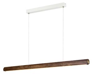 Závěsné/stropní svítidlo Nordlux Akeno - (hnědá) dřevo, d. 115 cm