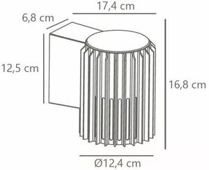Nordlux Aludra venkovní nástěnné svítidlo 1x15 W hnědá 2118011261