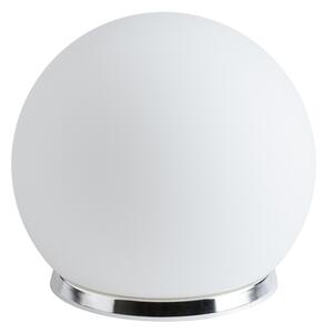 OSMONT BIA50532 BIANCA 1 stolní skleněná lampa chrom / bílá IP40 25W E27