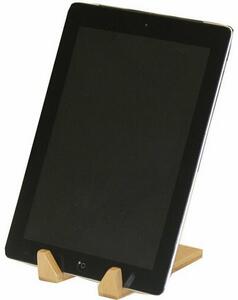 Držák na tablet Compactor Bamboo z bambusového dřeva - 9 x 12 x 13 cm