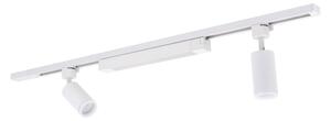 LED Bodové svítidlo v lišto. systému TRACER 2xGU10/10W/230V + LED/20W 1 m bílá