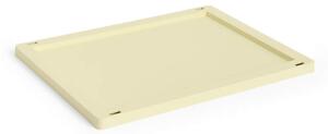 HAY Plastové víko Colour Crate Medium, light yellow