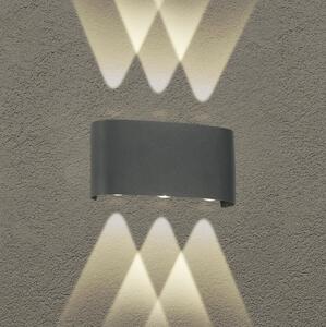 Brilagi - LED Venkovní nástěnné svítidlo FLAREBOX LED/6W/230V antracit IP65