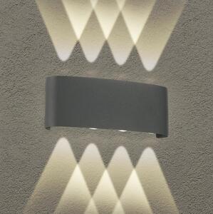 Brilagi - LED Venkovní nástěnné svítidlo FLAREBOX LED/8W/230V antracit IP65