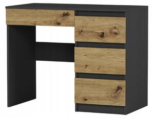 PC stolek Noxar (antracit + artisan) (P). Akce -13%