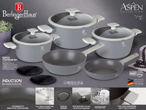 BERLINGERHAUS Sada nádobí s titanovým nepřilnavým povrchem 10 ks Aspen Collection BH-7061