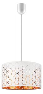 Lustr na lanku ULLE 1xE27/15W/230V bílá