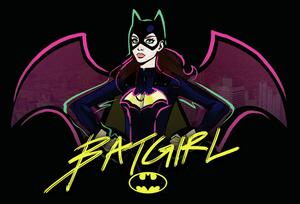 Umělecký tisk Batgirl, (40 x 26.7 cm)
