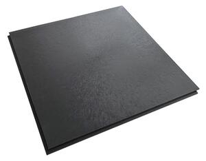 Mosolut Machine Resistance Rabbet 10 mm – zátěžová PVC dlažba Černá Hladký
