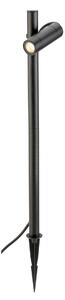 LA 1007868 HELIA SLIM Pole Single LED, venkovní stojací lampa, černá IP65 3000K - BIG WHITE (SLV)