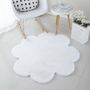 Vopi | Dětský koberec Caty 5307 white - 90 x 90 cm