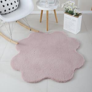 Vopi | Dětský koberec Caty 5307 rose - 90 x 90 cm