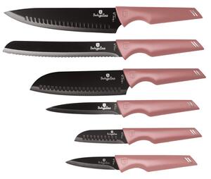 BERLINGERHAUS Sada nožů s nepřilnavým povrchem 6 ks I-Rose Edition