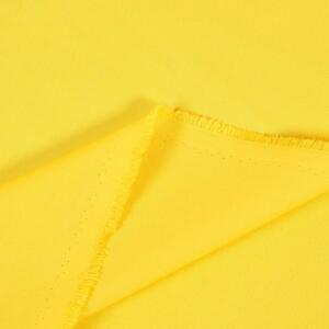 Goldea bavlněná jednobarevná látka - plátno suzy - žlutá 160 cm