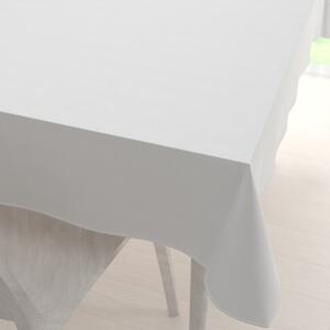 Biante Velký obdélníkový bavlněný keprový ubrus KEP-001 Bílý 260x320 cm