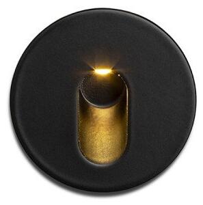 MEMPHIS R zápustná do stěny černá 230V LED 3W 60° 3000K - RED - DESIGN RENDL