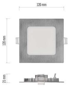 LED Podhledové svítidlo NEXXO LED/7W/230V 3000/3500/4000K stříbrná 12x12 cm