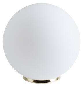 OSMONT BIA50541 BIANCA 3 stolní skleněná lampa mosaz leštěná / bílá IP40 60W E27
