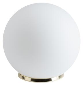OSMONT BIA50537 BIANCA 2 stolní skleněná lampa mosaz leštěná / bílá IP40 40W E27
