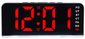 JVD SB8033.3 - Svítící budík s názvem dne v češtině