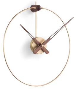 Designové nástěnné hodiny Nomon micro Anda gold 50cm