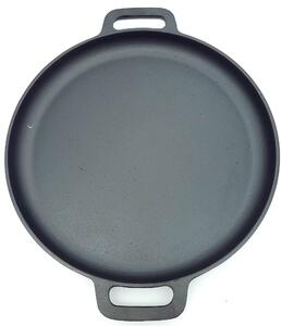 Litinová grilovací pánev BestBerg BBBQ-10GP / Ø 34,5 cm / antracit