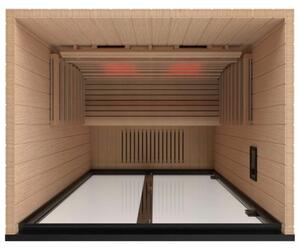 Harvia Austria GmbH Sentiotec finská infrasauna ONNI small 1300x1040x2000mm
