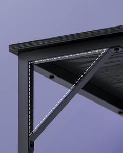 VASAGLE Psací stůl černý 120 x 60 x 76 cm