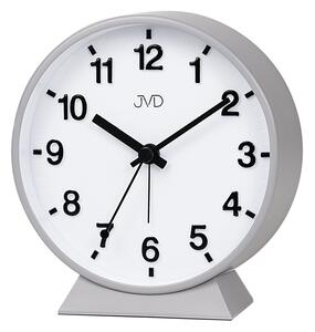 JVD Bílý analogový ručkový budík SRP1006.1