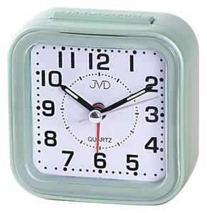 JVD Levný analogový ručkový zelený budík JVD SRP6808.2 s osvětlením