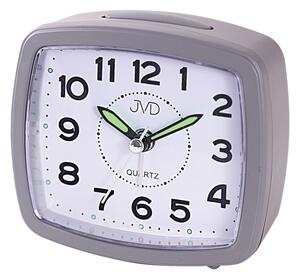 JVD Analogový ručkový šedý budík JVD SRP8506.2 s osvětlením