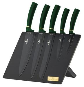 BERLINGERHAUS Sada nožů v magnetickém stojanu 6 ks Emerald Collection