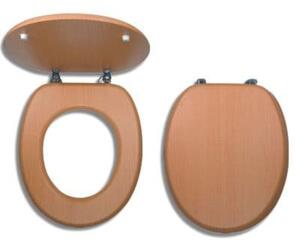 Wc prkénko Novaservis MDF dýhované dřevo WC/BUK