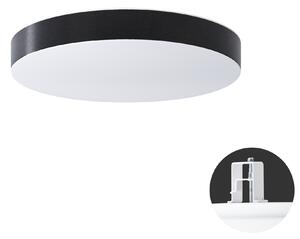 OSMONT DEL69338 DELIA CV2 stropní/nástěnné plastové polovestavné svítidlo bílá / bílo - černá IP44 3000 K 33W LED DALI