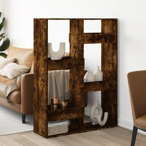 Dělící stěna kouřový dub 100 x 33 x 135 cm kompozitní dřevo