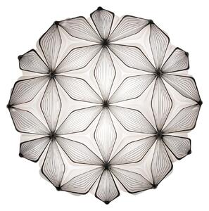 Stropní Lampa Slamp, C'EST LA VIE, stmívatelné, Černá, Obývací pokoj, Plast, Design