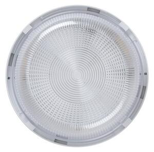 OSMONT ELE50004 ELEKTRA 3 stropní/nástěnné průmyslové plastové svítidlo bílá / čirá IP54 60W E27