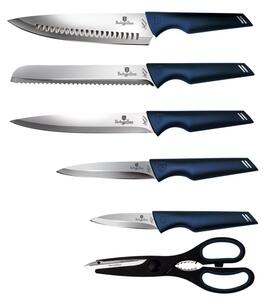 BERLINGERHAUS Sada nožů ve stojanu 7 ks Metallic Line Aquamarine Edition BH-2791