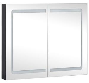 LED koupelnová skříňka se zrcadlem 80 x 12,2 x 68 cm