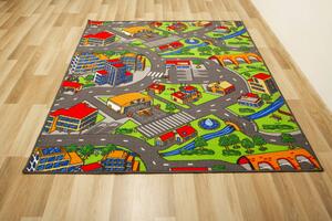 Dětský koberec Clever Town uličky
