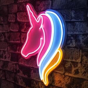 ASIR Nástěnná LED dekorace UNICORN barevná